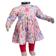 VESTIDO ESTAMPA DIGITAL E LEGGING MARIAH - loja online