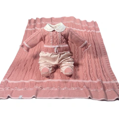 SAIDA MATERNIDADE TRICOT ISABELY ROSÊ