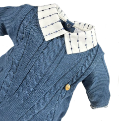 MACACÃO TRICOT GUSTAVO JEANS - comprar online
