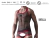 273 - Conjunto de ropa interior con malla rojo M