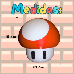 Picador de hierbas: Mario Bros Grande 10x10CM - Fungidelic.ar