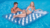 Bestway Colchoneta inflable Doble con vasos para dos personas - 193 x 142 cm