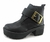 Bota Borcego Hebilla Cuerina - 31-38