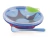Nuby Plato termico con ventosas y cuchara natural touch