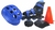 Rollers en mochila Bolsa de PVC. Incluye conos, coderas y rodilleras - 36