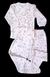 Conjunto Batita Abotonada Adelante Con Medio Osito Con Pie Estampado - 0-3