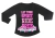 Remera Manga Larga Estampada Letras Flores Brillo Dice Spirit Ride Free - 4 al 16