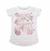 Remera Manga Corta Estampado Smiles Are Always con Glitter y Tachas - 6-16