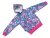 Campera Con Capucha -Nena Friza Estampada Con Flores - 2-14