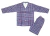 Pijama de Invierno Viyela con Boton Estampado Escoces - 12-16