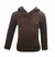 Pullover Sweater Tejido Liso con Capucha