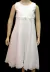 Vestido Comunion Sin Mangas con Broderie en Pecho y Faja - 12 - 18