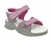 Sandalia Goma y Cuerina con Doble Velcro