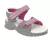 Sandalia Goma y Cuerina con Doble Velcro