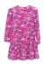 Vestido Modal Manga Larga Estampado Floreado - 4 - 10 Niño