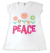 Remera Nena Manga Corta Peace - 4 - 14