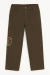 Soft Red Pantalon Gabardina Pantalon Gabardina Cargo con Recorte en Bolsillo y Cintura Regulable - 4-14
