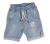 Short Jeans Con Cintura Elastizada - 2 al 5