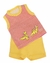 Conjunto Algodon Musculosa y Short Rayado Estampado Dinosaurio - 1 al 5 Bebe