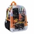 Wabro Mochila De Espalda Jardin Jurassic World - Frente Semi Rigido Relieve 3D - 30 Cm