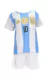 Conjunto Futbol Argentina Messi Remera / Short - 1-5