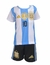 Conjunto Futbol Argentina Messi Remera / Short - 1-5