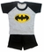 Pijama Disfraz Short y Remera Manga Corta Batman - 2 al 12