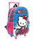Wabro Mochila Con Carro Jardin Hello Kitty - 12 Pulgadas
