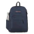 Jansport Mochila Espalda Superbreak - 1 Cierre Frontal Y 1 Bolsillo Frontal - Con Bolsillo Para La Botella - Navy - 26 L