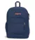 Jansport Mochila Espalda Cross Town Plus - 1 Cierre Frontal Y 1 Bolsillo Frontal - Con Bolsillo Para La Botella - Porta Notebook - Navy