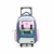 Chimola Mochila Con Carro Colorblock Blue - 18 Pulgadas - Ancho: 32.5cm Alto: 45.6cm Profundidad: 20cm en internet