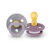 Bibs Chupete Bibs Colour Pacifier x 2 - Fossil Grey / Mauve - Tetina De Caucho Natural - Latex - 6-18 Meses - Talle 2: 6-18 Meses