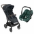 Maxi Cosi Soho Cochecito Ultracompacto Plegado Automatico + Huevito Cabrio Fix + Conectores