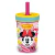 Wabro Vaso Con Sopapa Y Sorbete Silicona 370ml Minnie Mouse