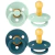Bibs Chupete Bibs Colour Pacifier x 2 - Nordic Mint / Forest Lake - Tetina De Caucho Natural - Latex - 0-6 Meses - Talle 1: 0-6 Meses