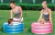 Bestway Pileta Inflable (3 tubos) Lisa - COLORES SURTIDOS - 70 cm x 30 de alto