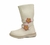 Bota Cuerina Aplique de Flores - comprar online