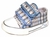 John Stone - Bullet Zapatilla Botita 2 Velcros Abrojo Lona Estampado - 19-26 - comprar online
