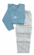 Pijama Invierno Remera Manga Larga Bordada y Pantalon Floreada - comprar online