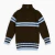 Pullover Sweater Tejido con Cierre y Rayas - comprar online
