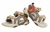 Sandalia Goma y Cuerina Doble Velcro con Aplique de Dinosaurio - con Luz - comprar online
