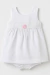 Vestido Nena Plumeti Con Flor Rosa Y Bombacha - 2 al 6 bb - comprar online