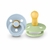 Bibs Chupete Bibs Colour Pacifier x 2 - Baby Blue / Pistachio - Tetina De Caucho Natural - Latex - 0-6 Meses - Talle 1: 0-6 Meses - comprar online