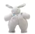 Sonajero Conejo De Tela Varon Estampado ( 17 Cm ) - Varon