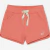Soft Red Short Algodon Rustico Bordado Con Elastico - comprar online