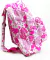 Imagen de Wabro Mochilas grande 17 pulgadas Minnie roja y fucsia o blanca y rosa espalda dice its all about minnie - 17''