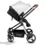 Cochecito Travel System 3 En 1 Moises Con Huevito Y Base Aston Collection - Children's: Bebes y Niños