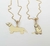 Colar Pet Basset Hound e Basset Dachshund Cravejado em Zircônia