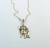Colar Pet Pug Cravejado em Zircônia - Banho em Ouro 18k na internet