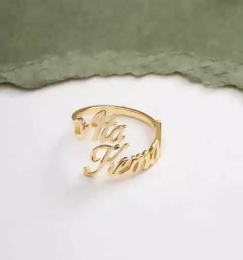 Anel Personalizado com Nomes